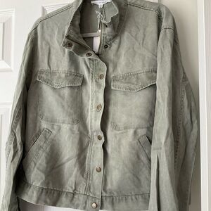 Jane and Delancey Sage Utility Jacket